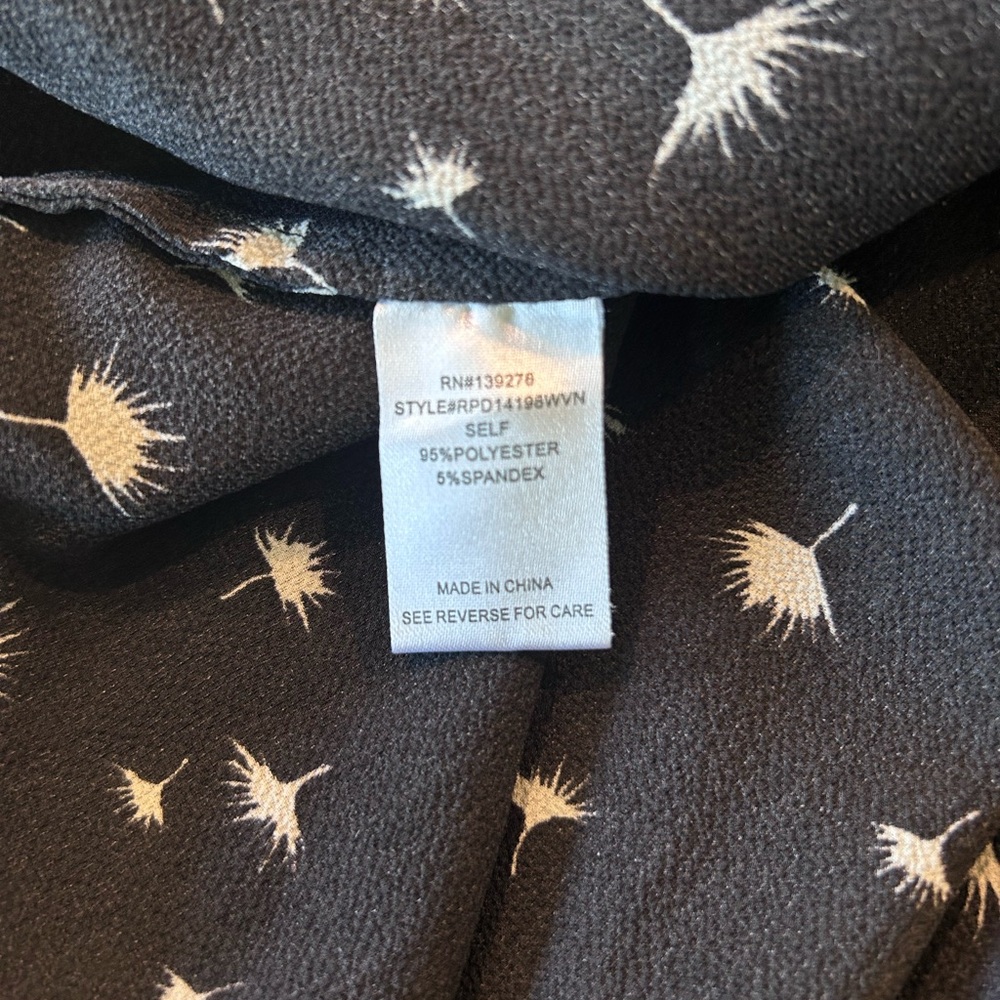Danielrainn feminine loose fitting top dandelion puff print XL - Picture 4 of 11